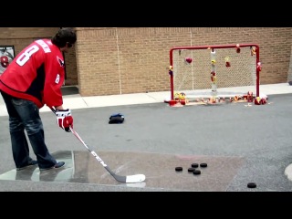 alexander ovechkin s russian shooting accuracy challenge